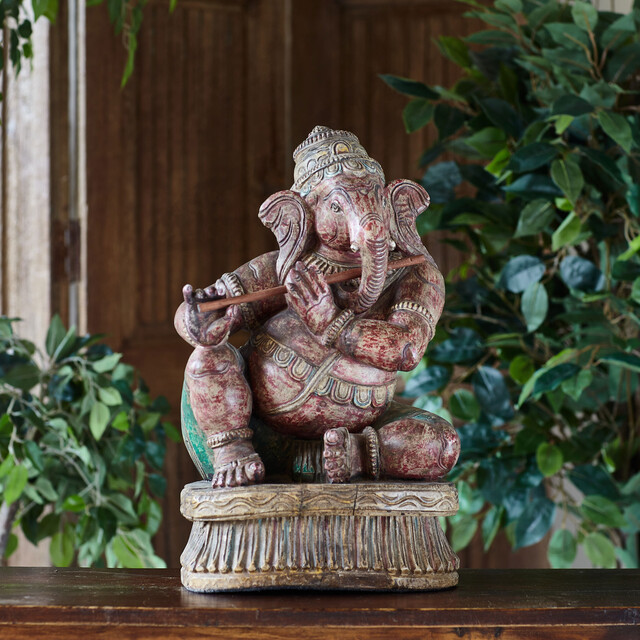 Деревянная статуэтка Ganesha