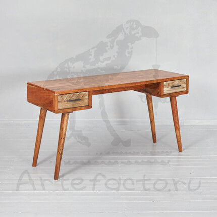 Деревянный письменный стол с 2 ящиками