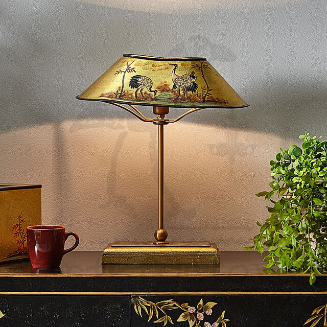 Настольная лампа Шинуазри, gold